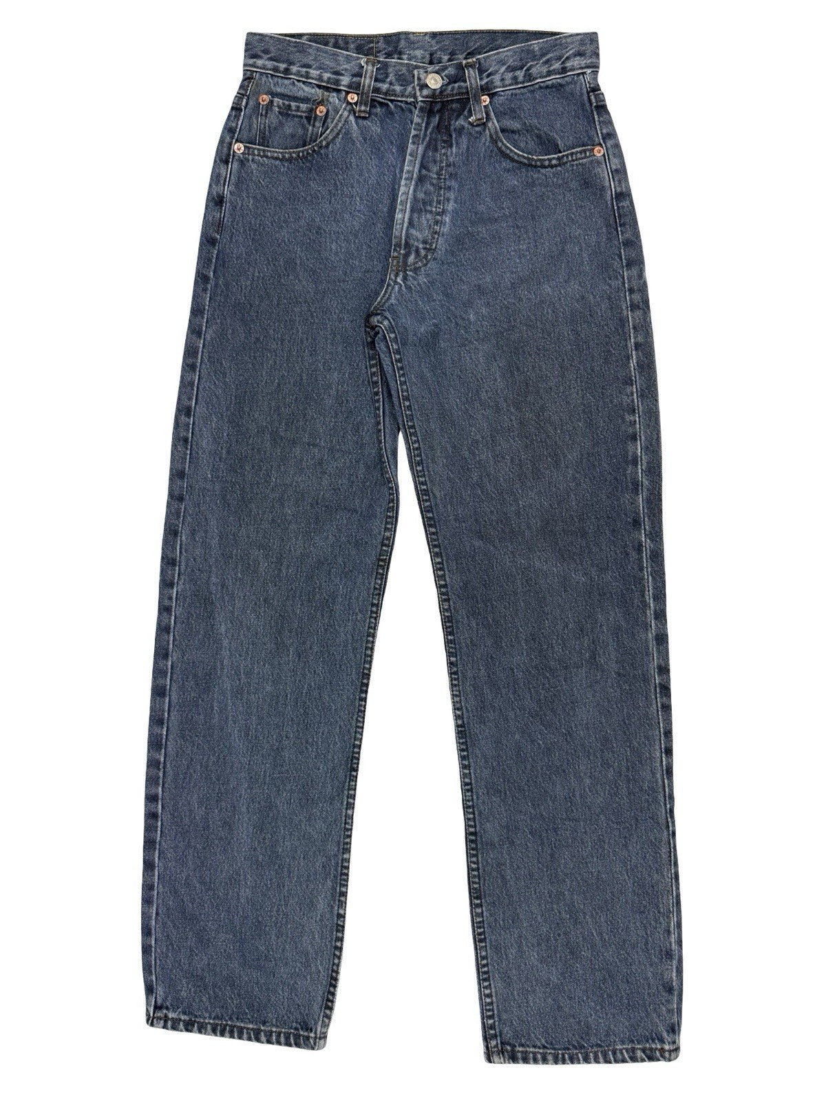 Levi's 501 Vintage 90's Blue Denim Straight Leg Jeans 29W 34L Made in USA