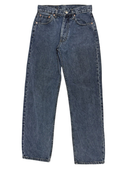 Levi's 501 Vintage 90's Blue Denim Straight Leg Jeans 29W 34L Made in USA