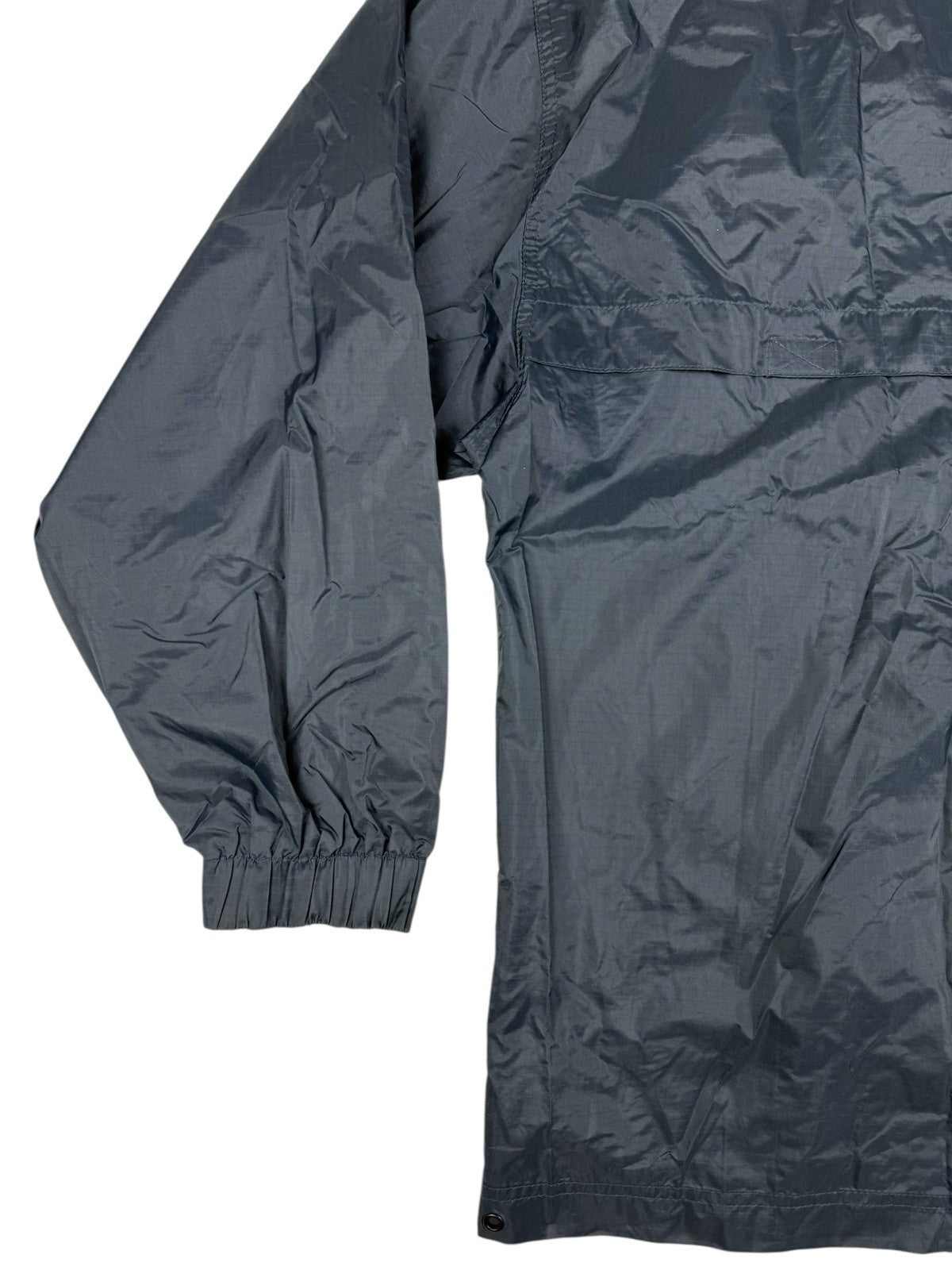Reebok Retro Blue Nylon Zip Y2K Track Jacket Windbreaker Large