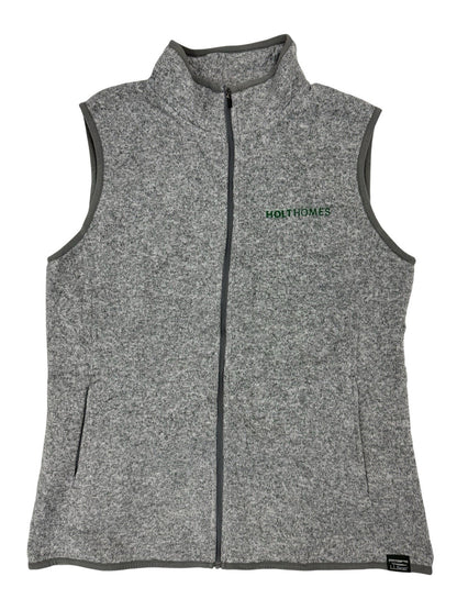 LL Bean Grey Zip Gillet Bodywarmer Medium
