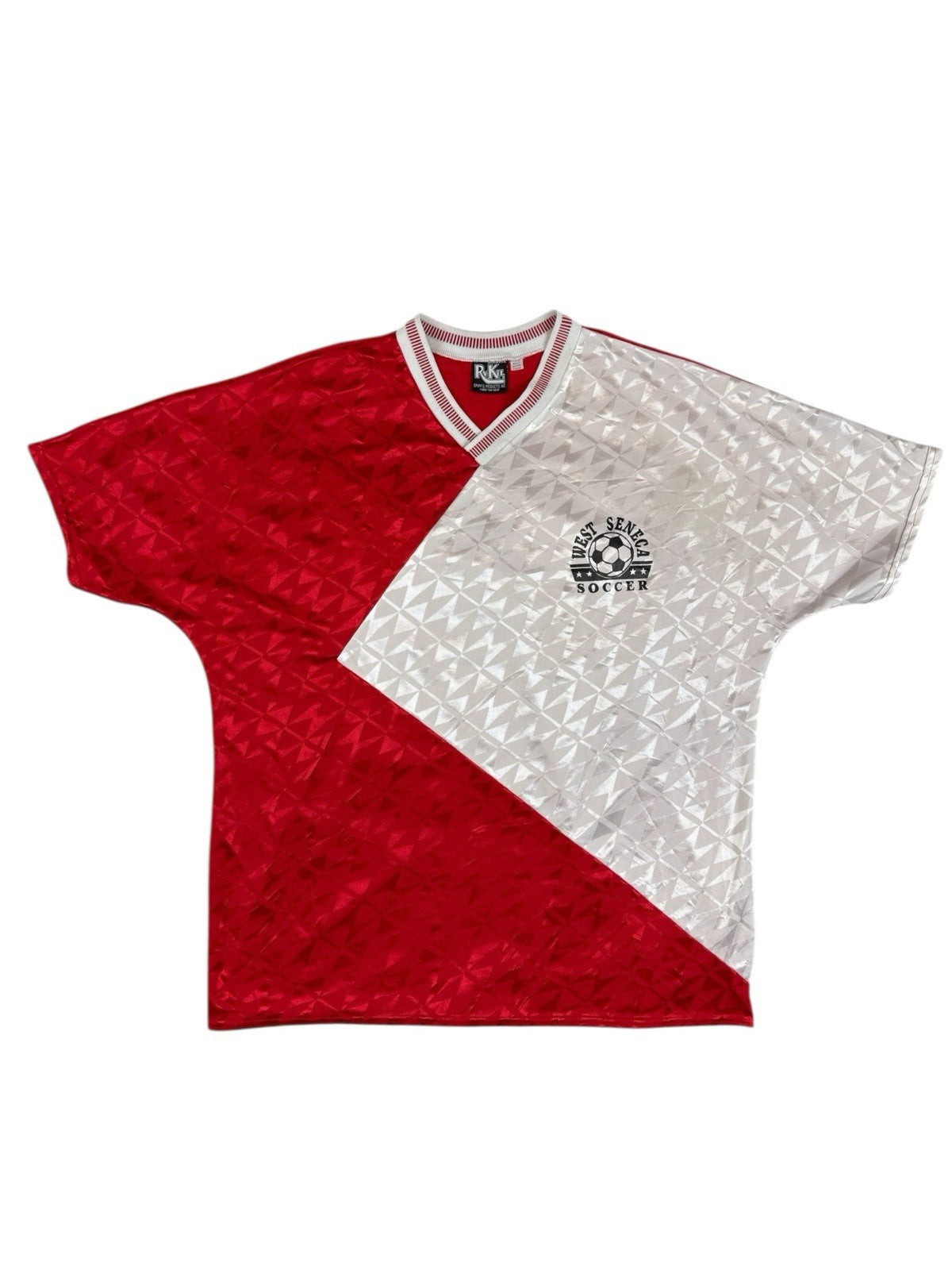 Retro RyKel Red West Weneca Soccer Jersey  XL
