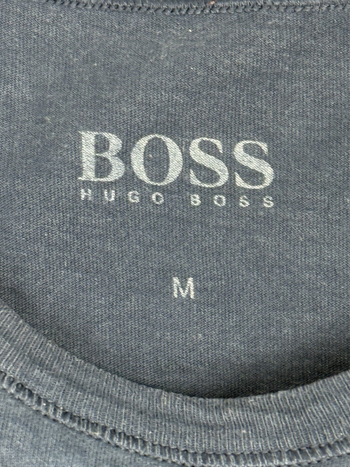 Hugo Boss Blue Cotton Top Medium
