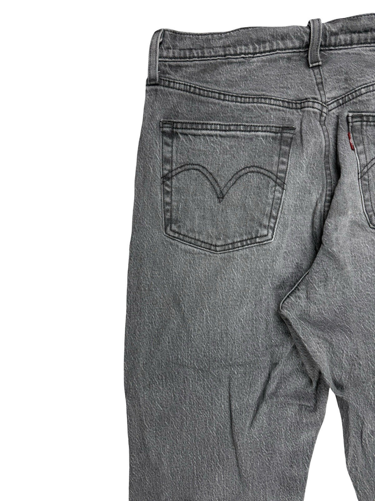Levi's 501 Grey Faded Denim Jeans 29W 30L