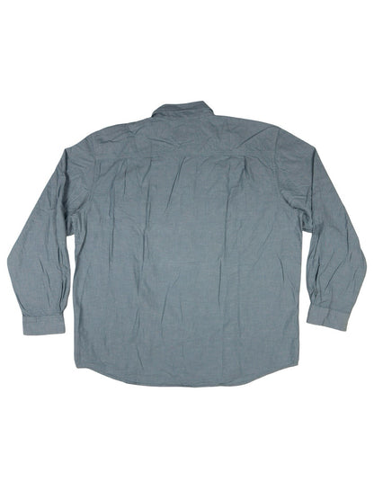 Carhartt Loose Fit Midweight Denim Blue Chambray Long Sleeve Shirt XL