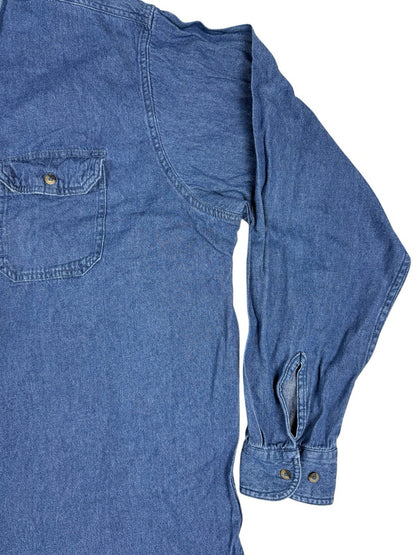 Wrangler Blue Cotton Long Sleeve Collared Button Up Shirt 2XL