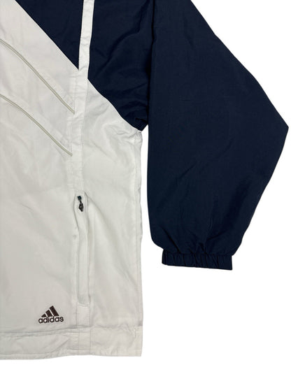 Adidas Vintage White Zip Track Jacket Size 14