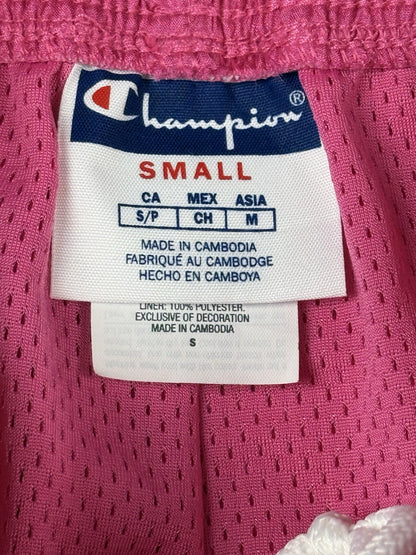 Champion Pink Heritage Retro Colourway Lined Sports Shorts Small