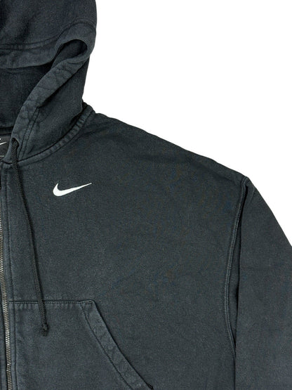 Nike Black Cropped Zip Hoodie Jacket XS