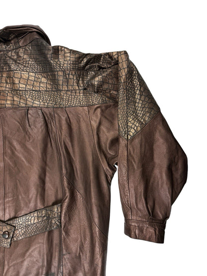 The Ronson Collection Retro Genuine Leather Jacket Women's Size 12