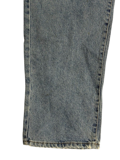 Schott NYC Vintage Blue Denim Jeans 36W 35L