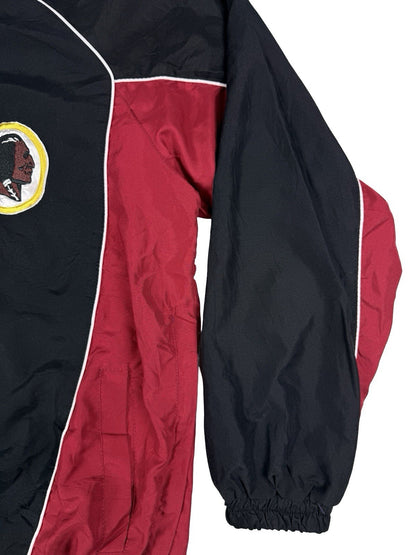 NFL Washington Redskins Retro 1/4 Zip Pullover Windbreaker Jumper Jacket Medium