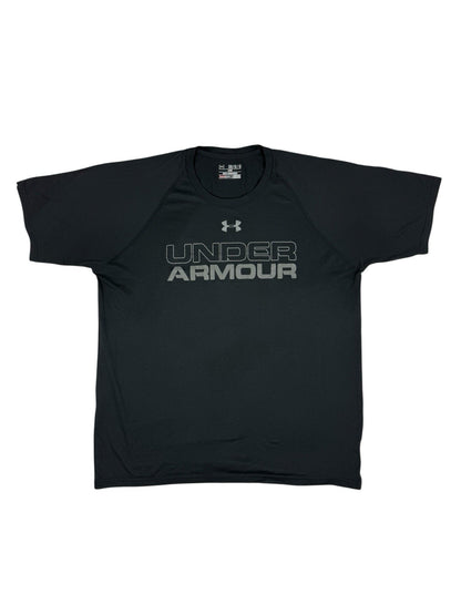 Under Armour Black Retro Loose Fit Heat Gear Top Medium
