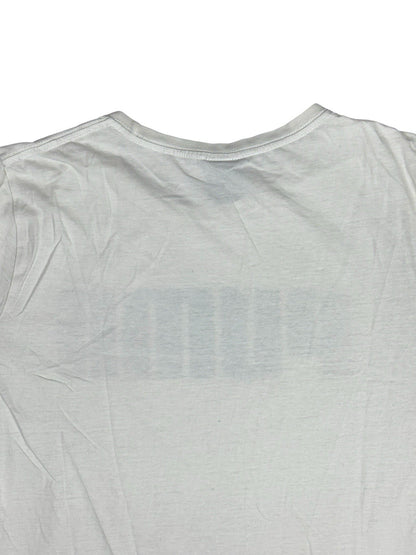 Puma Retro White Printed Top Medium