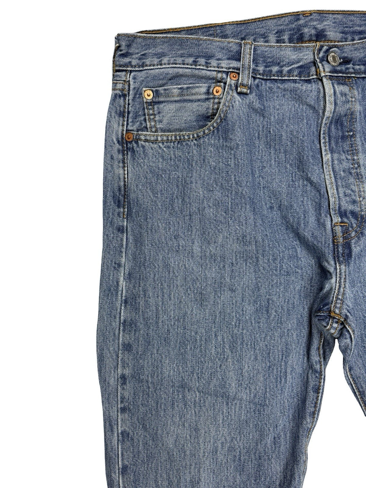 Levi's 501 Blue  Straight Leg Denim Jeans 34W 30L