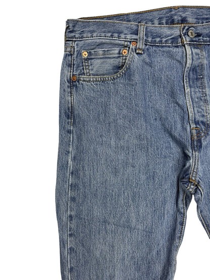 Levi's 501 Blue  Straight Leg Denim Jeans 34W 30L
