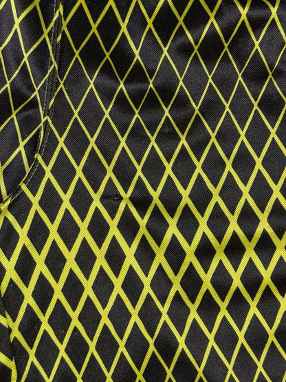 AND1 Black Striped Polyester Basketball Sport Shorts Medium