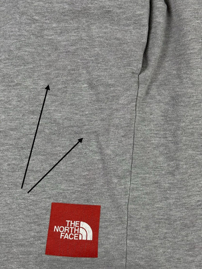 The North Face Grey Cotton Blend Sweat Shorts 2XL