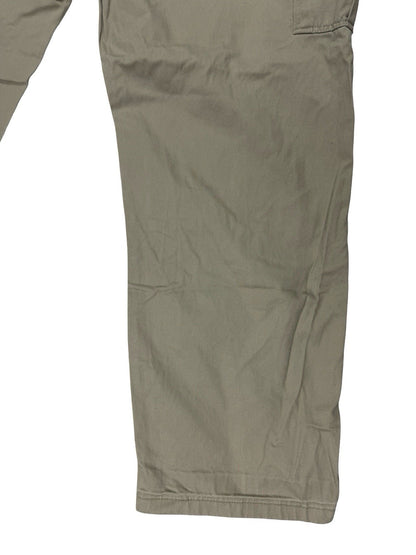 Wrangler Beige Legacy Cargo Twill Chino Trousers Relaxed Fit 36W 32L
