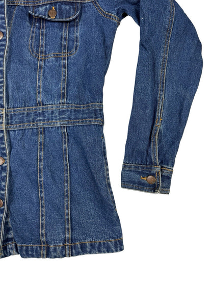 Bill Blass Retro Y2K Blue Denim Jacket Women's Small