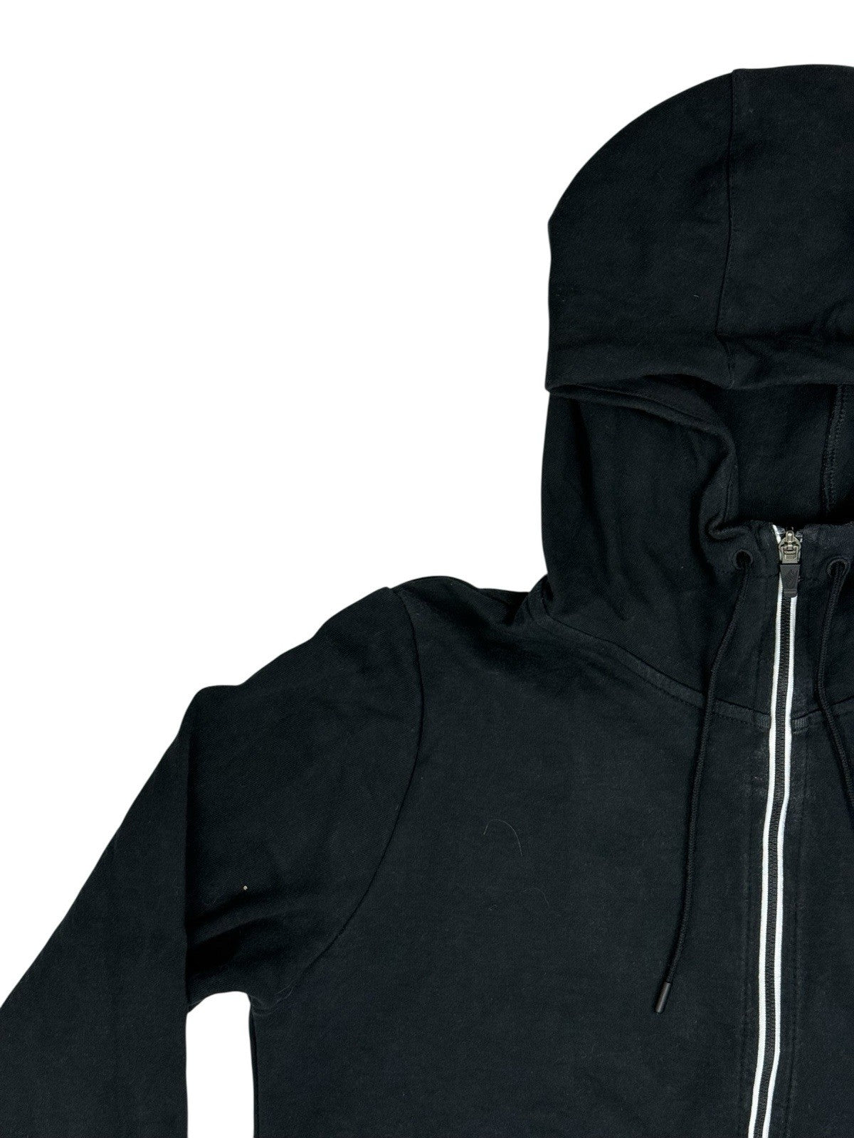 Nike Black Zip Through Printed Logo Running Hoodie Jacket Small