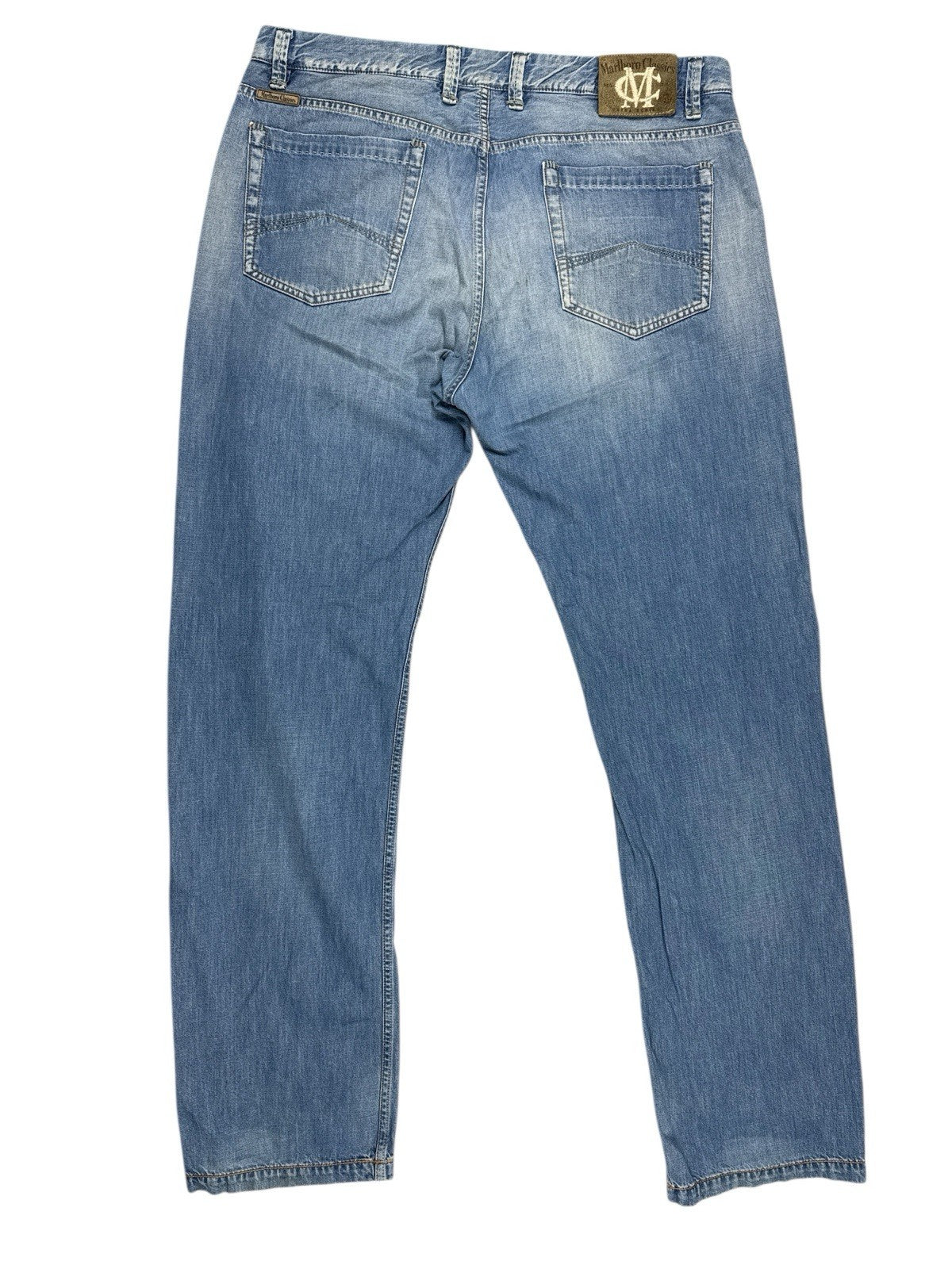Marlboro Classics Retro Blue Denim Jeans 38W 34L