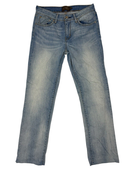 Levi's Blue Demi Curve Classic Straight Leg Jeans 27W 30L