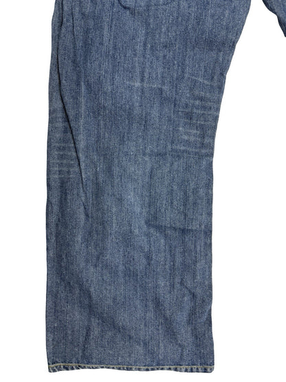 Guess Retro Y2K Distressed Denim Relaxed Fit Jeans 44W 32L