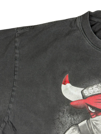 Phat Doc Black Chicago Bulls Retro Street Bullies Cotton Top 3XL