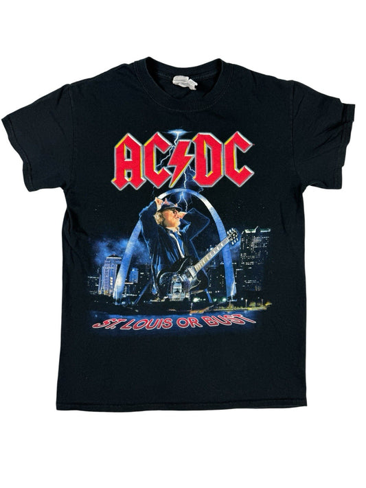 AC/DC Black Rock or Bust St Louis American Tour Top Small