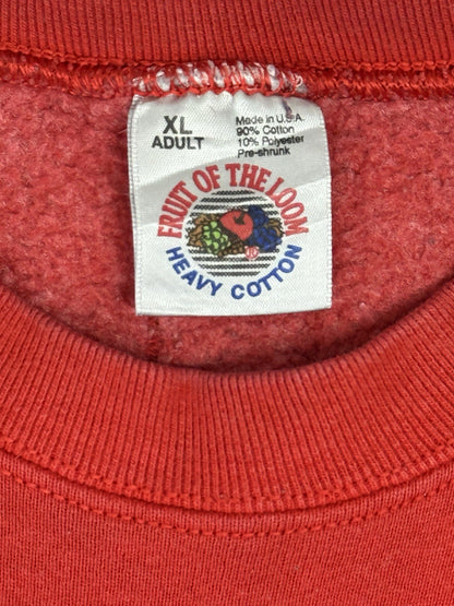 Nebraska Huskers Red Fruit of the Loom Retro Jumper XL