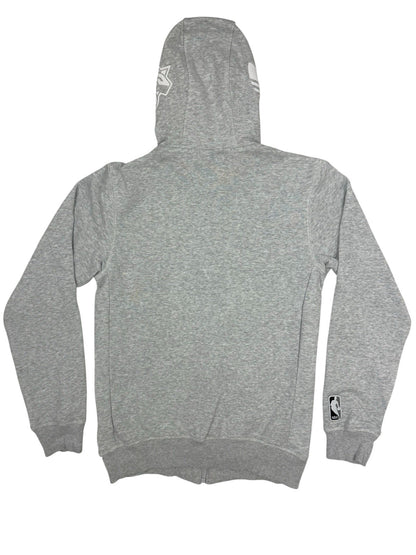 Adidas Grey New York Knicks Zip Hoodie XS