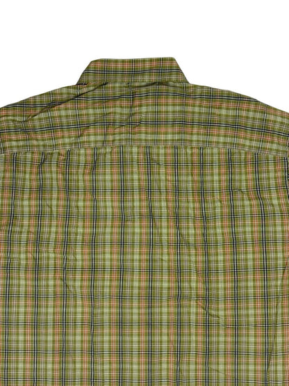 Dockers Green Plaid Collared Shirt XL