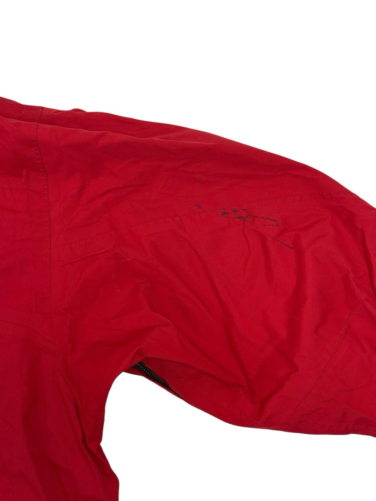 Columbia Red Omni-Tech Zip Rain Jacket Medium