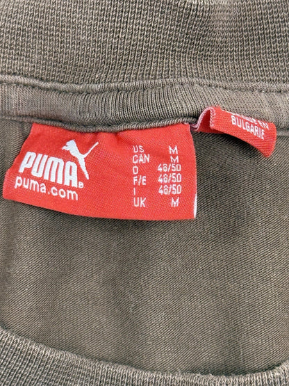 Puma Brown Cotton Blend Top Medium