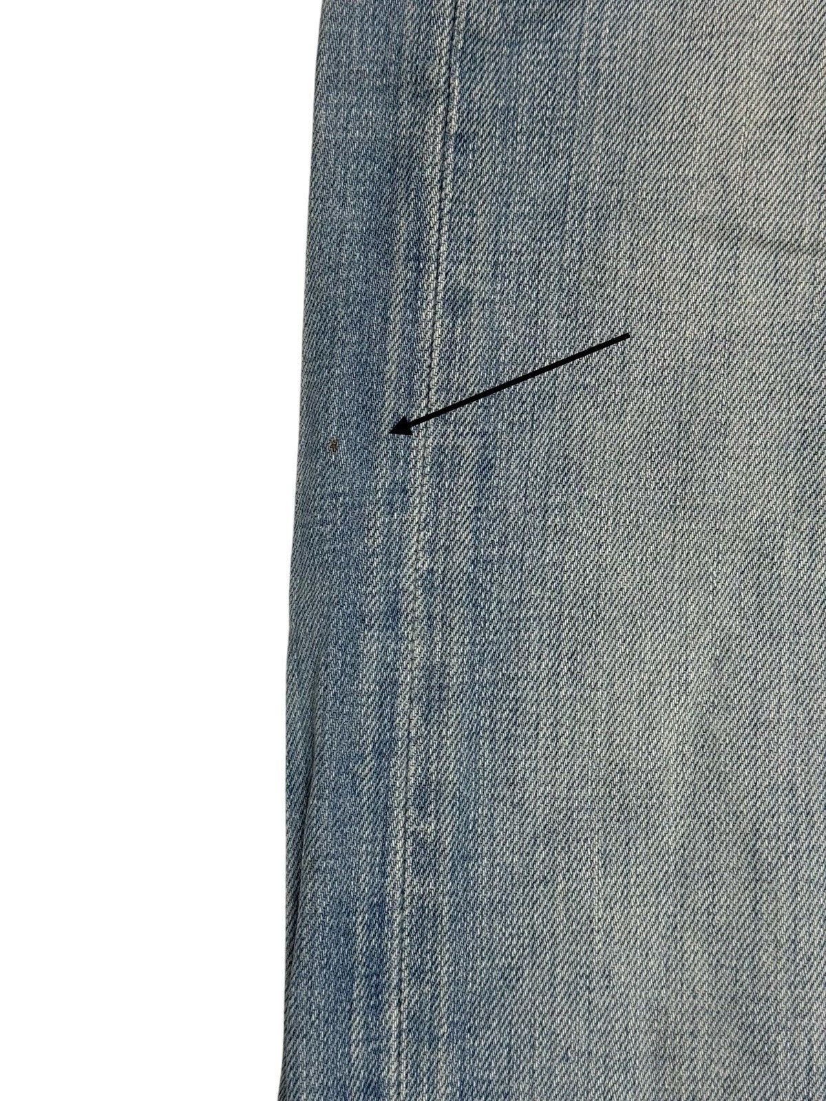 Levi's 501 Light Blue Straight Leg Denim Jeans 32W 32L