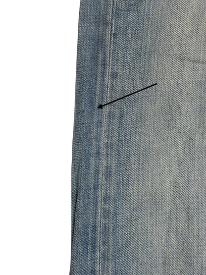 Levi's 501 Light Blue Straight Leg Denim Jeans 32W 32L