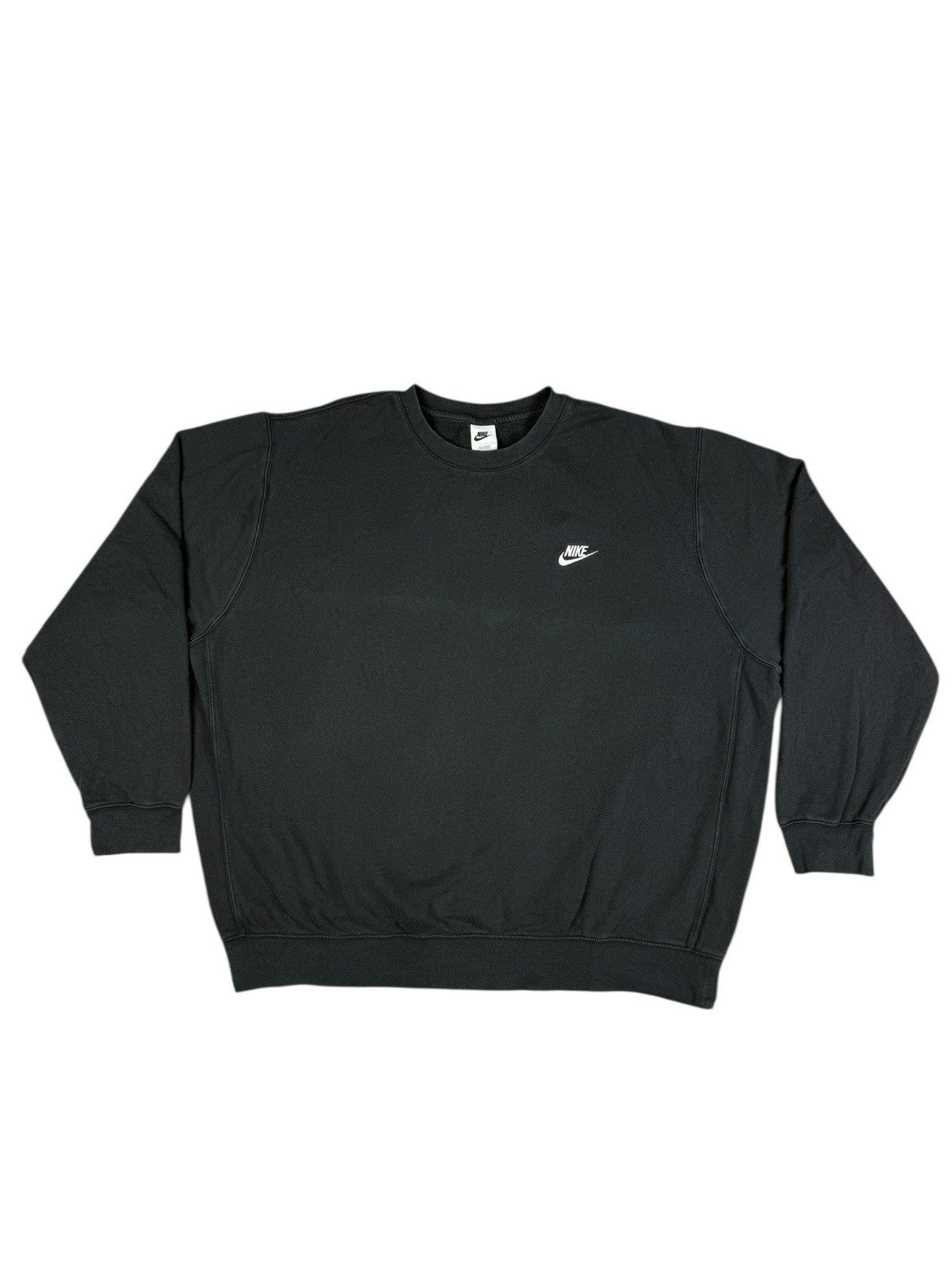 Nike Black Club Crew Embroidered Jumper 2XL