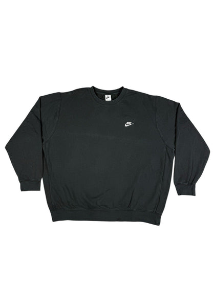 Nike Black Club Crew Embroidered Jumper 2XL