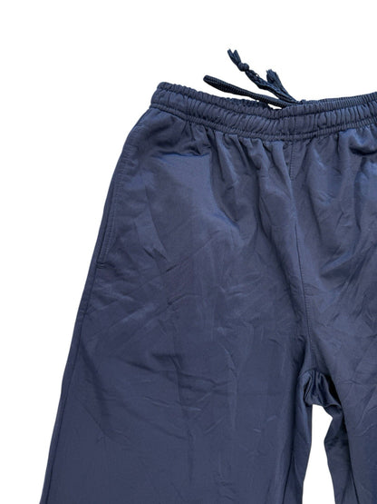 Reebok Blue Polyester Track Trousers Medium
