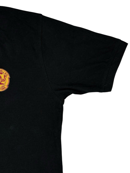 Glenmuir Black Cotton Motherwell FC Polo Top Medium