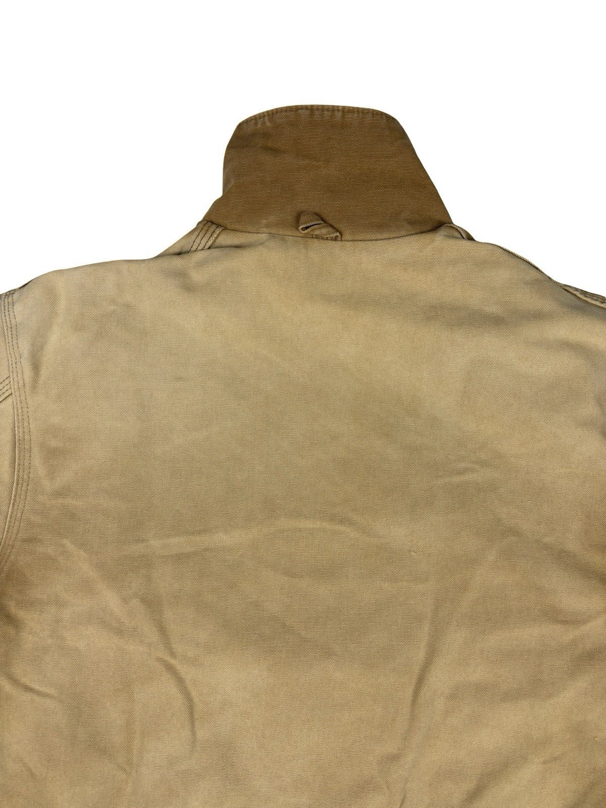 Carhartt PB1321 Tan Washed Duck Trail Parka Blanket Lined 90s Jacket Large