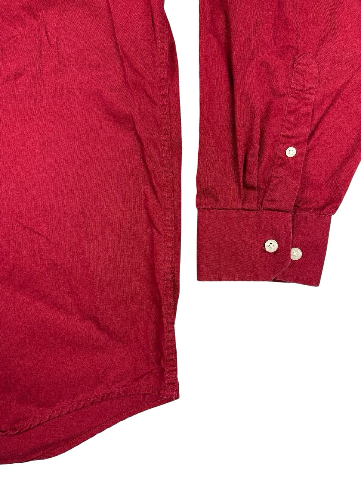 IZOD Retro Red Button Up Collared Shirt 2XL