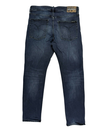 Calvin Klein Blue Denim Slim Jeans 33W 30L