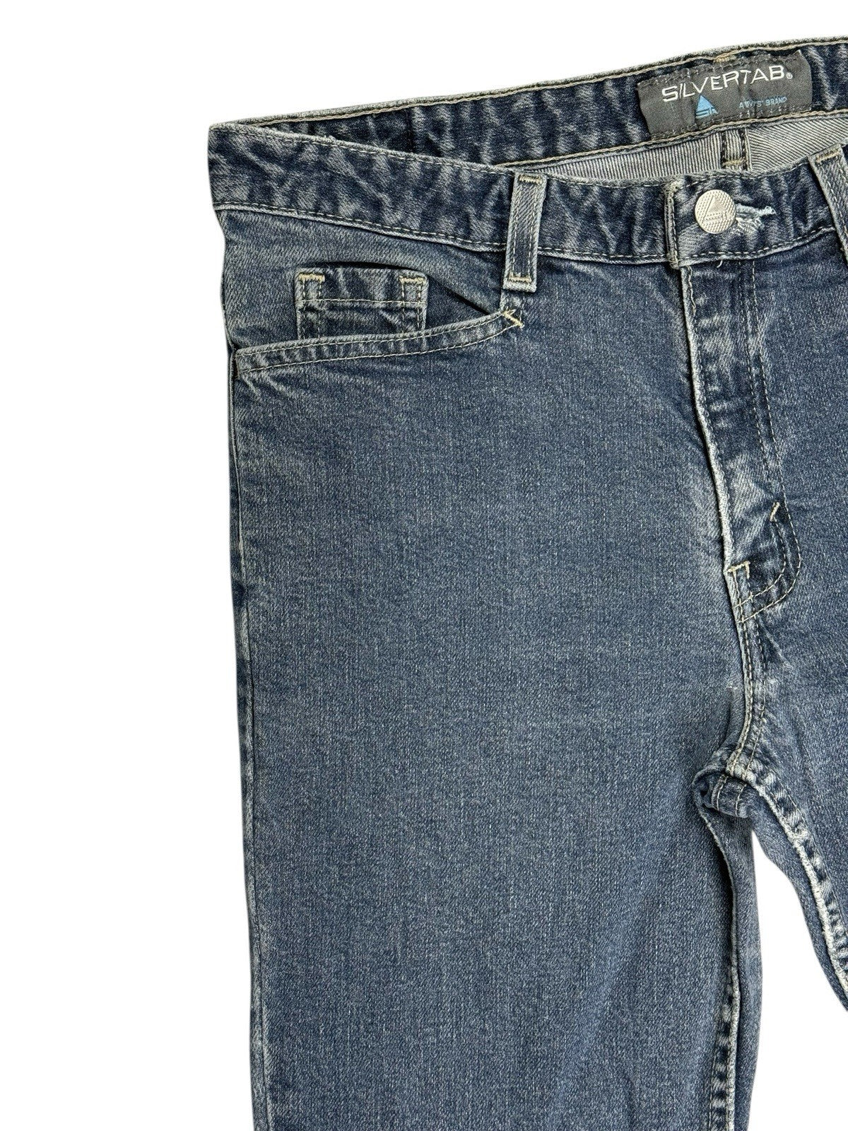 Levi's Vintage Silver Tab Blue Denim Flared Jeans 30W 31L