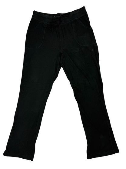 Champion Black Cotton Blend Tracksuit Bottoms Large