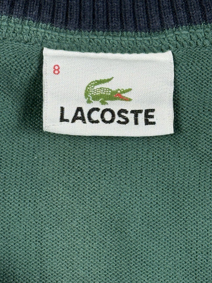 Lacoste Green 1/4 Zip Pullover Jumper Sweater 2XL