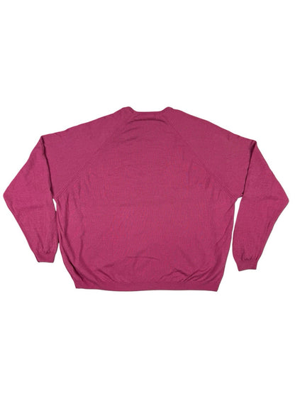 Edinburgh Woolen Mill Pink Wool Knit Jumper Women's XL 22-24