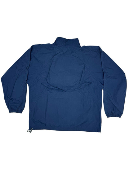 Reebok Retro Blue Nylon Zip Track Jacket Small
