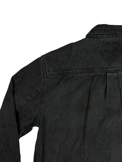 Lee Black Denim Shirt Jacket Large