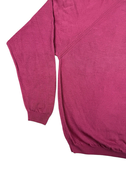 Edinburgh Woolen Mill Pink Wool Knit Jumper Women's XL 22-24